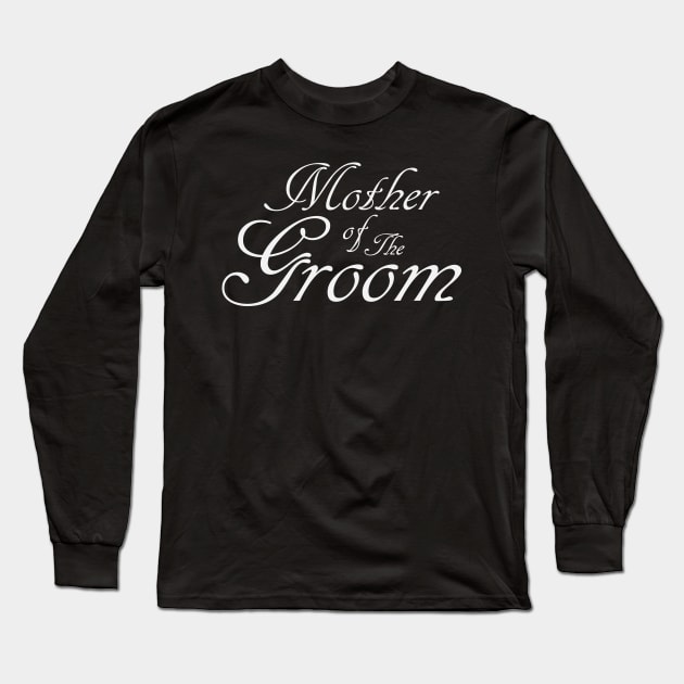 Mother Of The Groom Wedding Accessories Long Sleeve T-Shirt by DepicSpirit